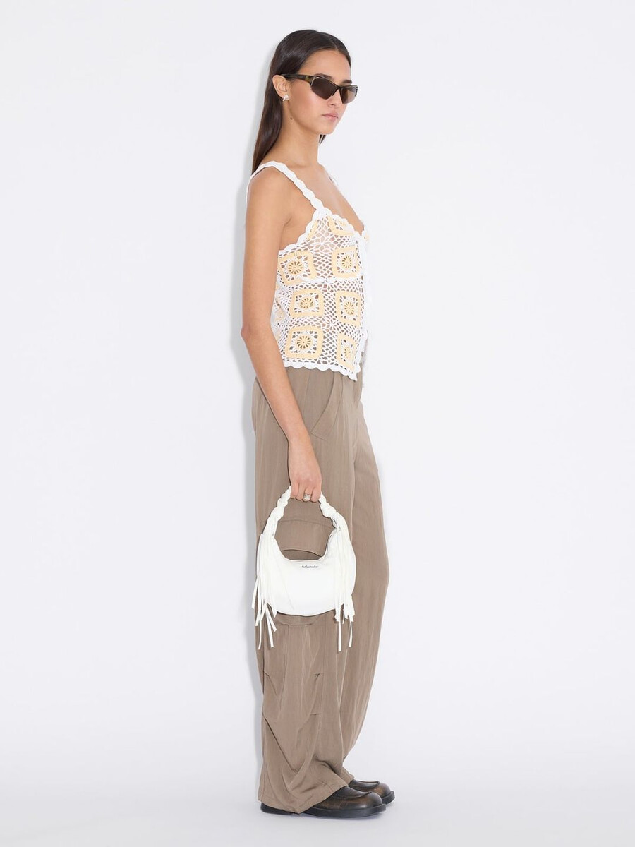 cocoon micro denim bag