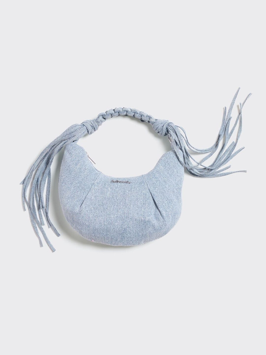 cocoon denim micro bag