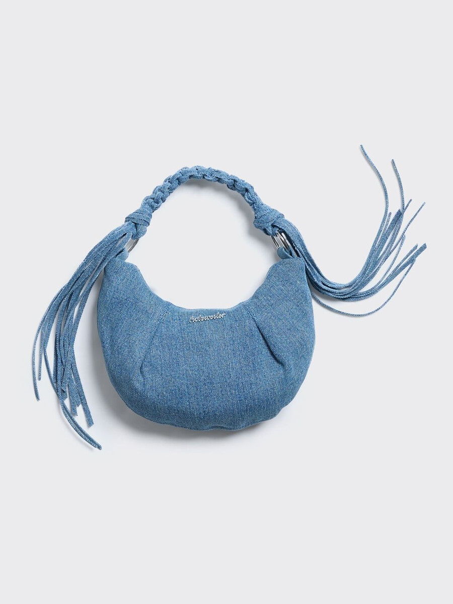 cocoon micro denim bag