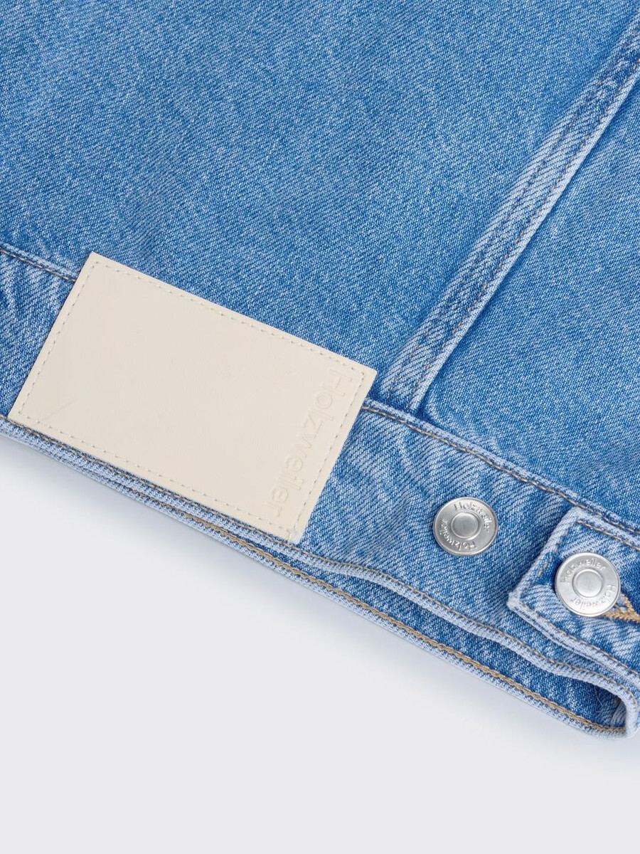 cropped denim jacket