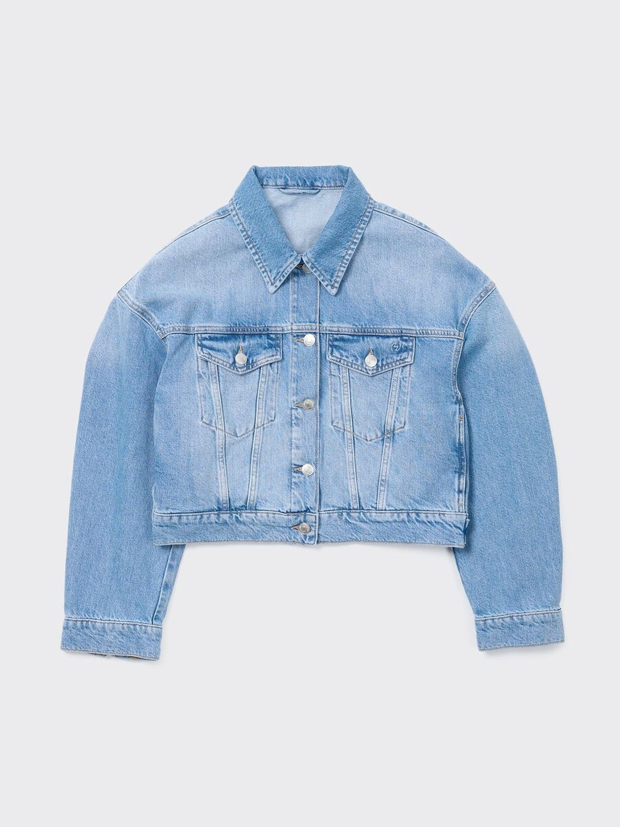cropped denim jacket