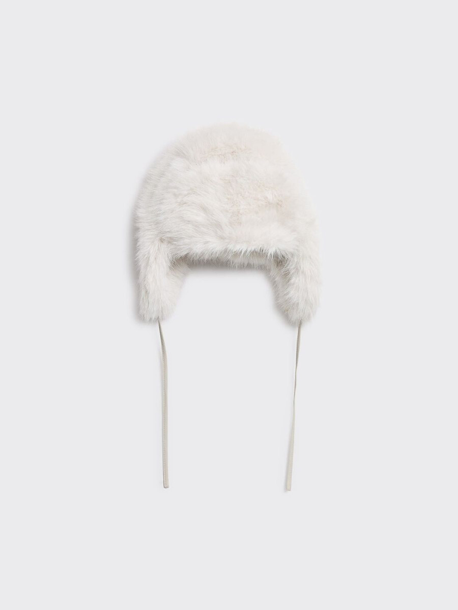 faux fur trapper hat