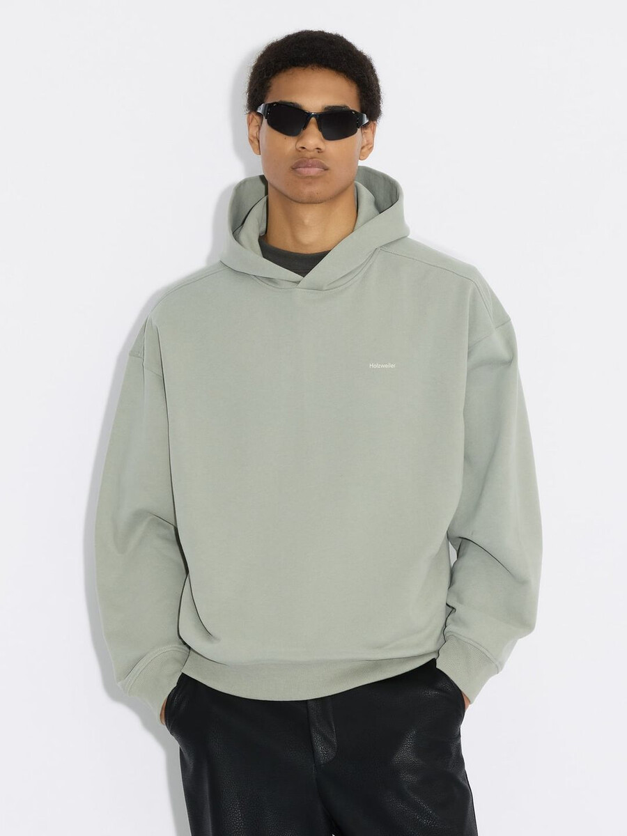 relaxed logo hoodie