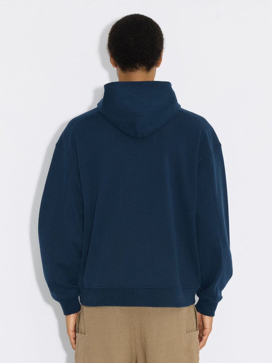 relaxed logo hoodie