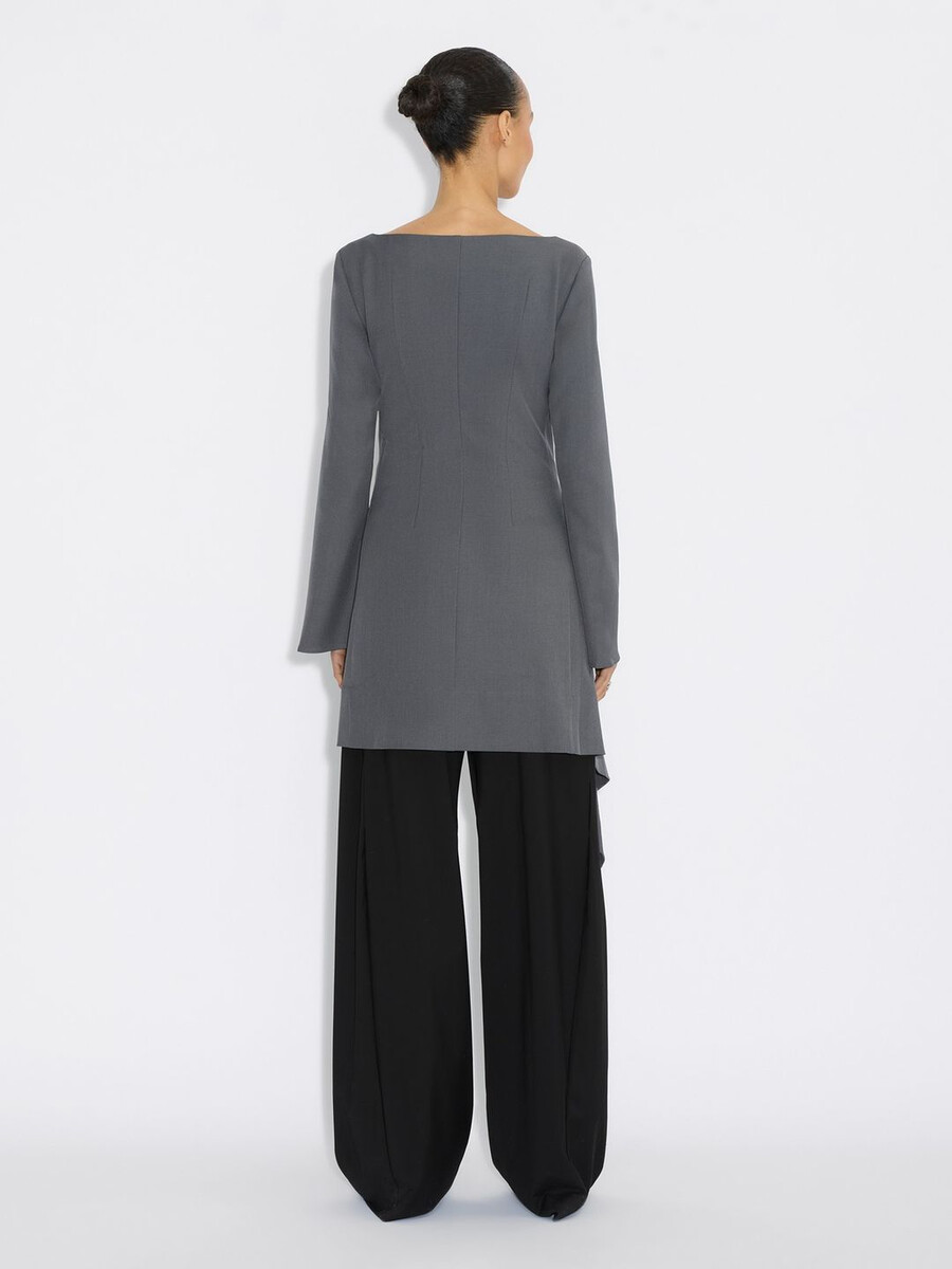 beau pleat short dress