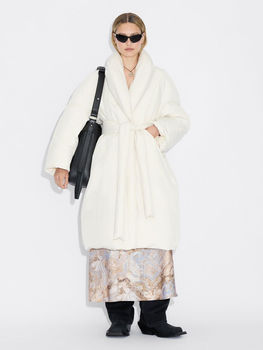 vikki down long coat