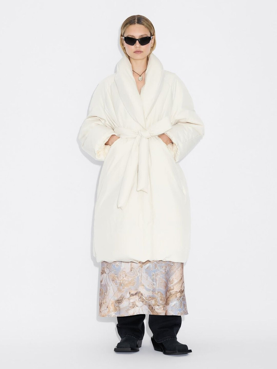 vikki down long coat