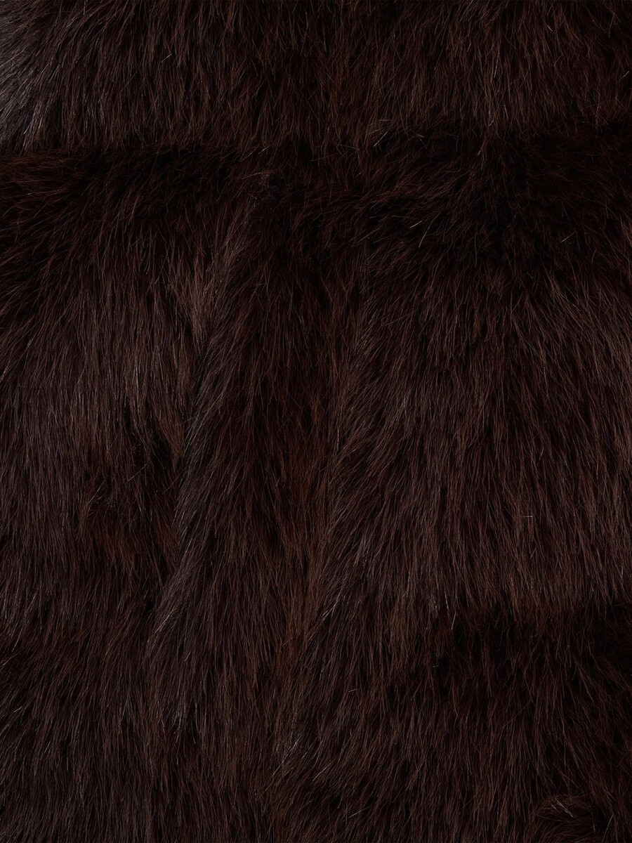 steilia faux fur down jacket